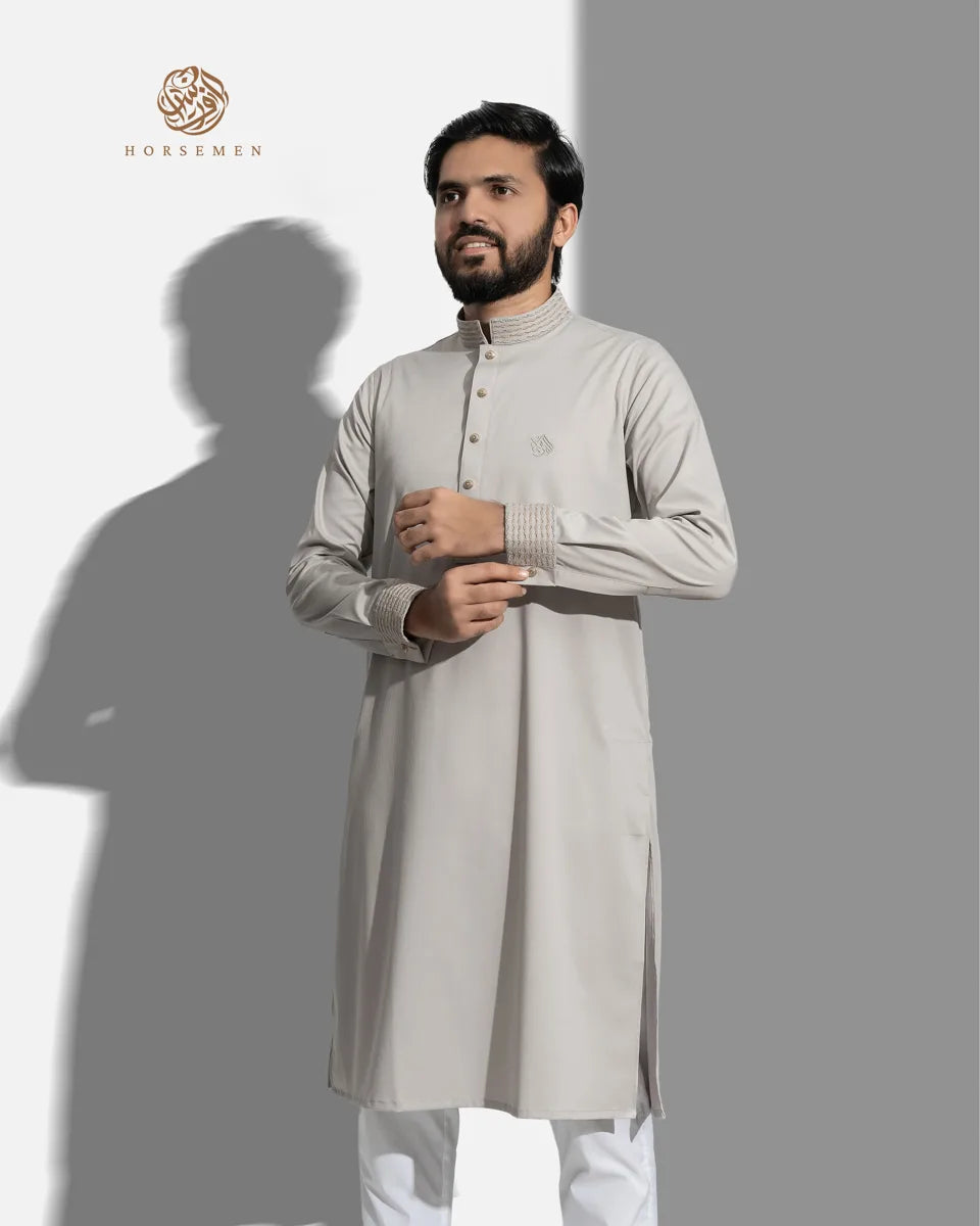 Premium Panjabi | Beach Brown image 5