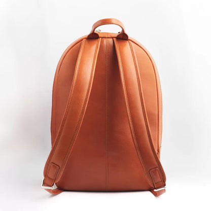 The vermillion- Leather Backpack Bag image 2