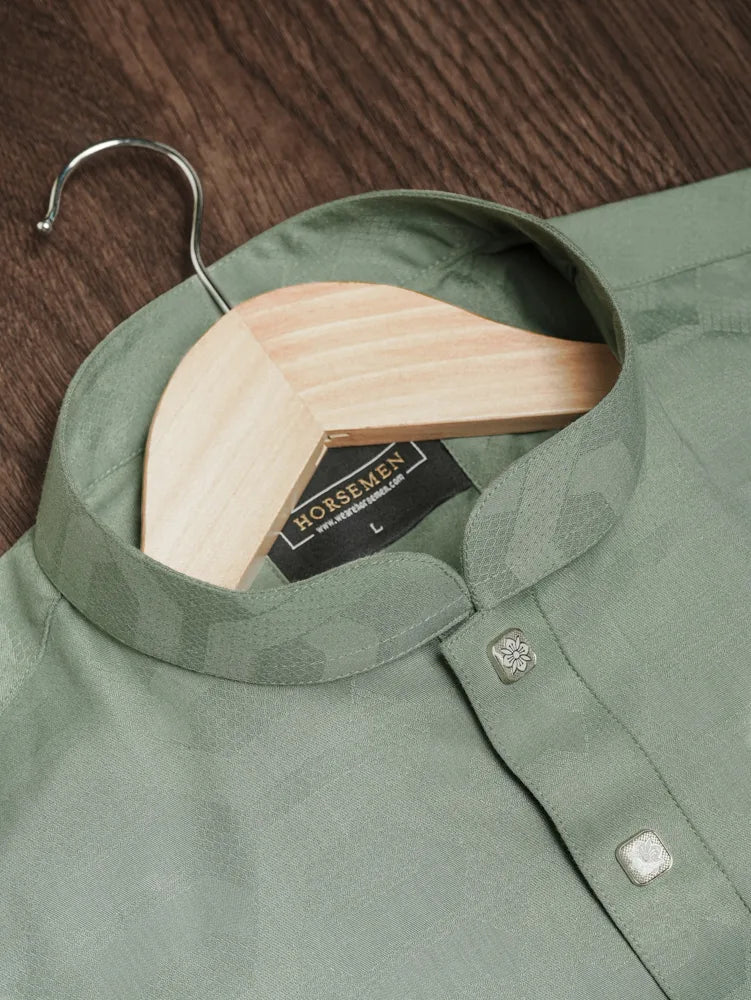Supreme Panjabi | Soft Stone Green image 5