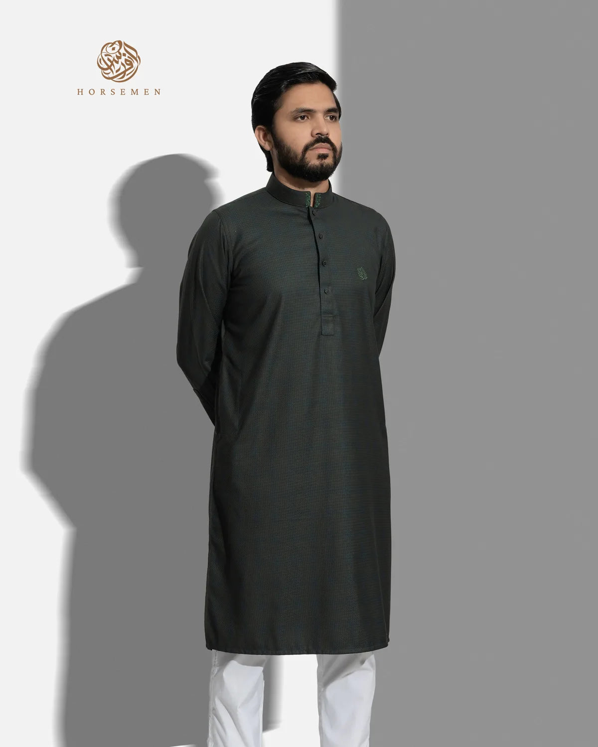 Platinum Panjabi | Moss Green image 6