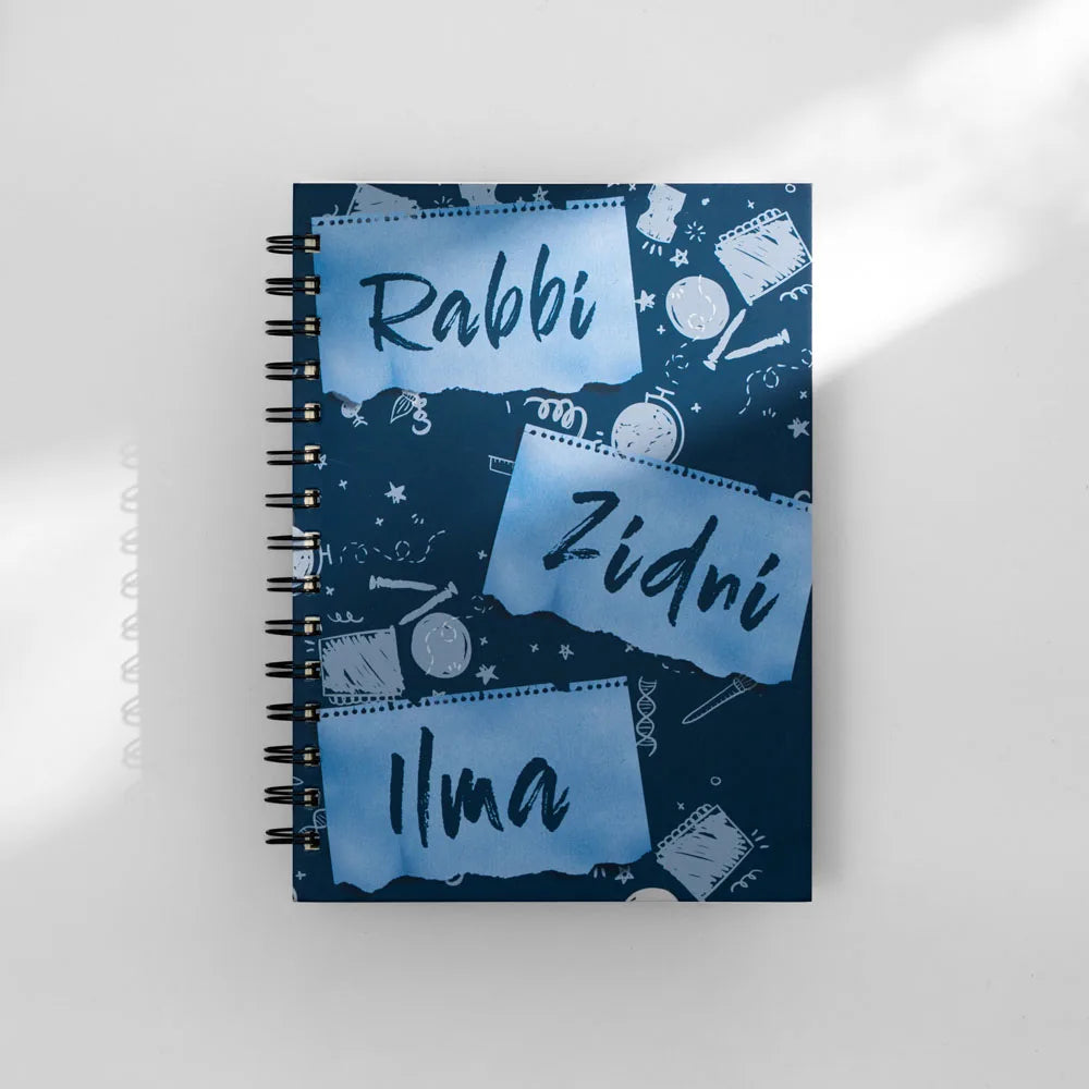 Rabbi Zidni Ilma Blue Notebook image 0