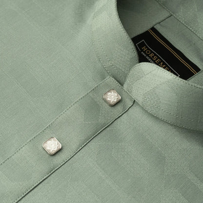 Supreme Panjabi | Soft Stone Green image 2