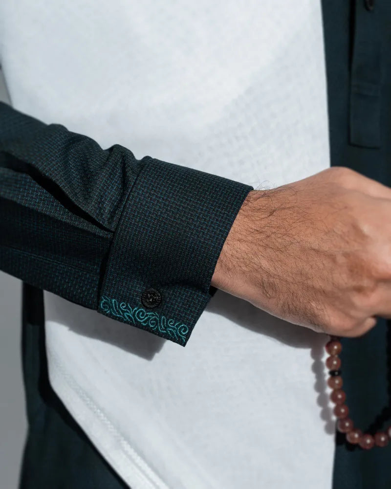 Platinum Panjabi | Teal Blue image 1
