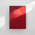 If the Light is in Your Heart You Will Find Your Way Home Notebook image 0