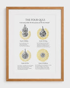Four Quls Calligraphy Frame