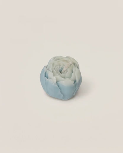 Blue Core Peony Candle Bouquet