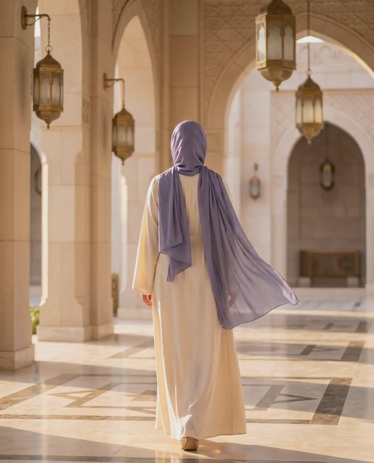 Pashmina Hijab Slate Gray (PSG)