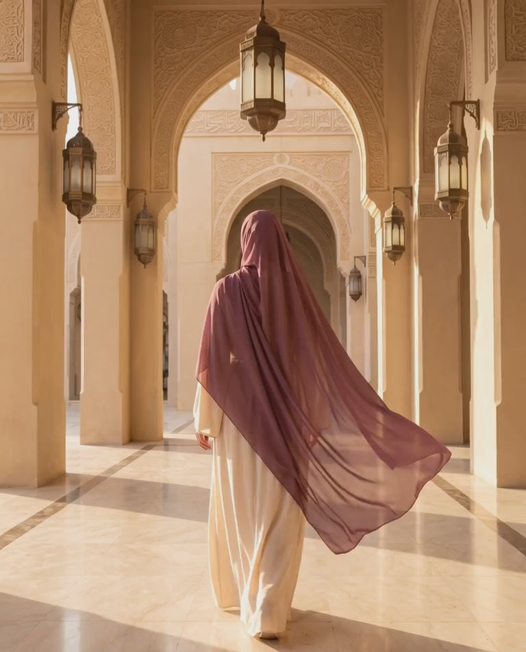 Cherry Hijab Wine Dark Purple (CWDP)