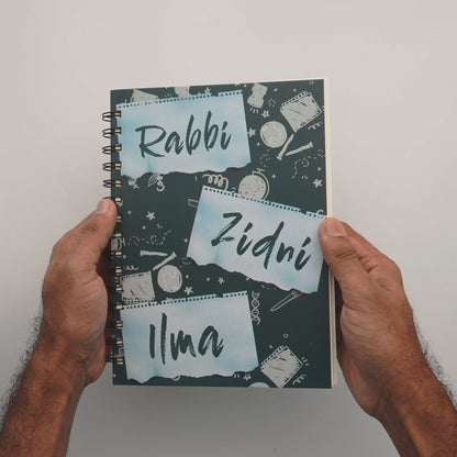 Rabbi Zidni Ilma Blue Notebook