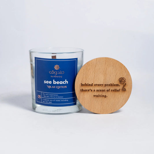 Sea Beach Candle