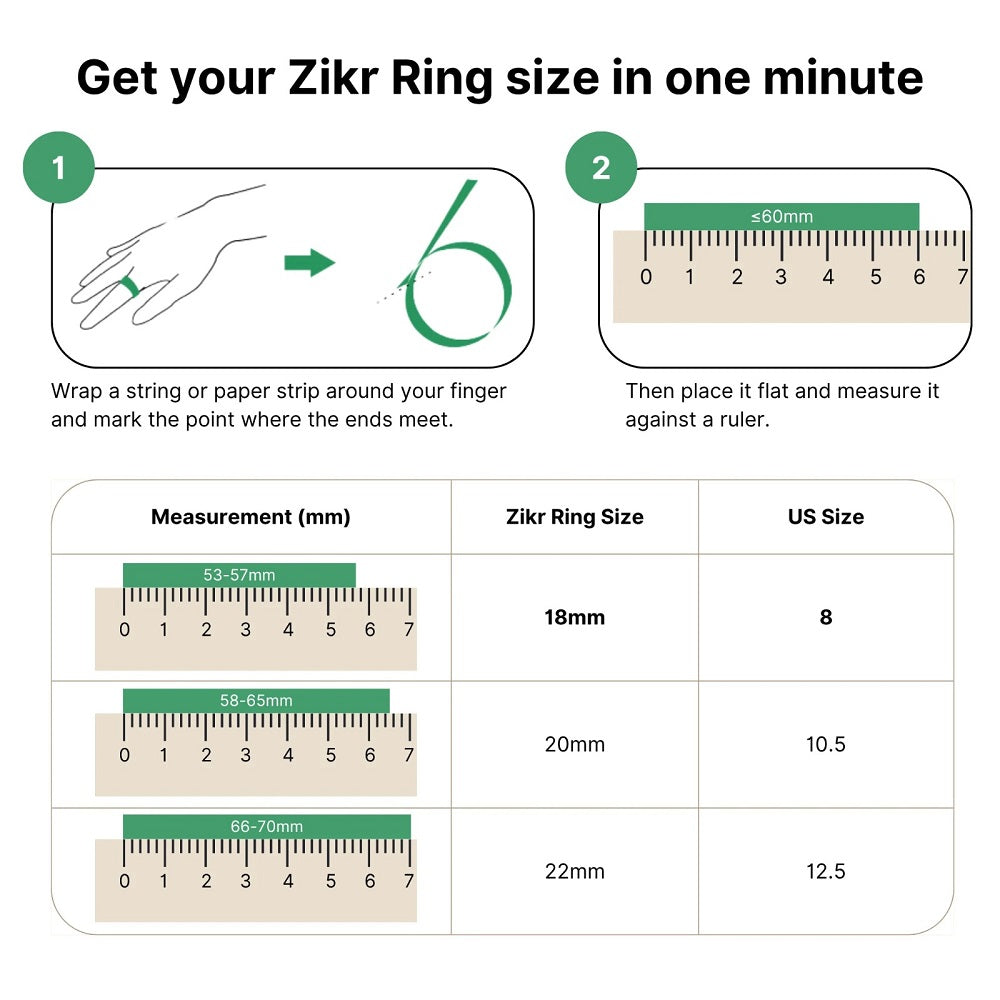 iQIBLA Zikr Ring Smart Tasbih