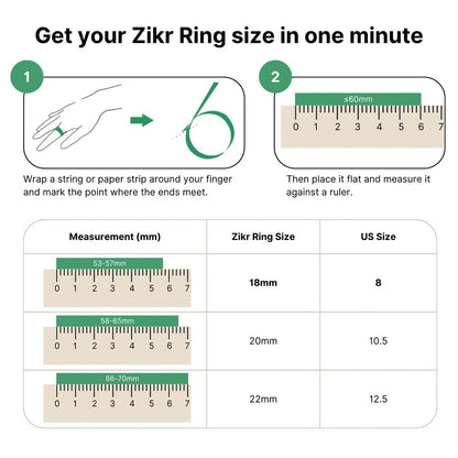 iQIBLA Zikr Ring Smart Tasbih
